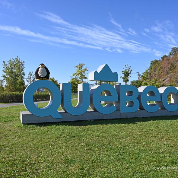Québec - Ortseingang