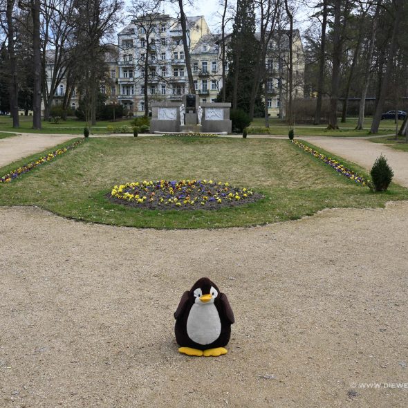 Františkovy Lázně - Goethedenkmal