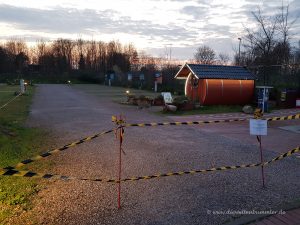 Wohnmobilstellplatz wegen Corona geschlossen