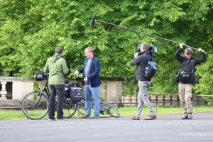 Zweite Live-Schalte im Schlosspark