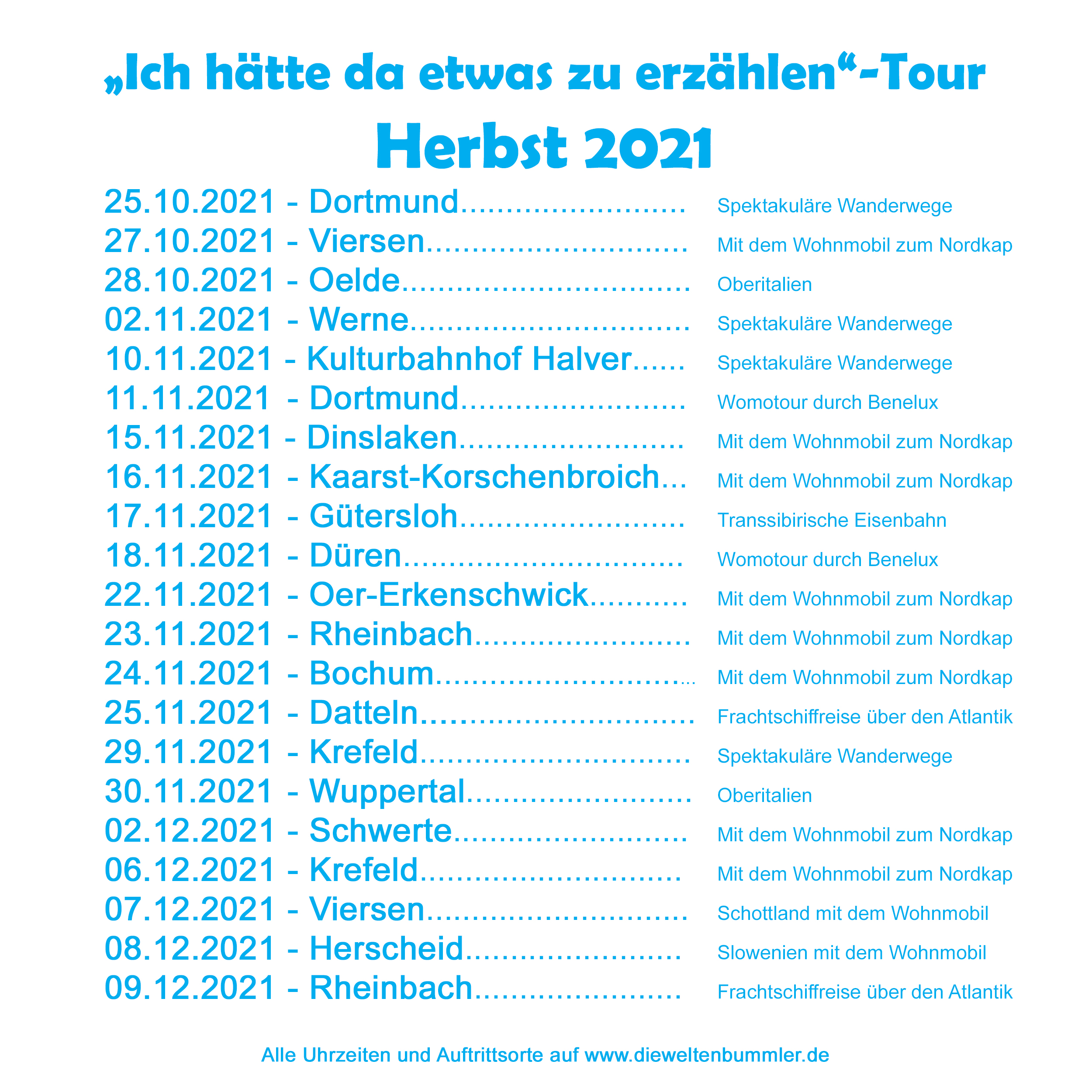 Herbsttour 2021