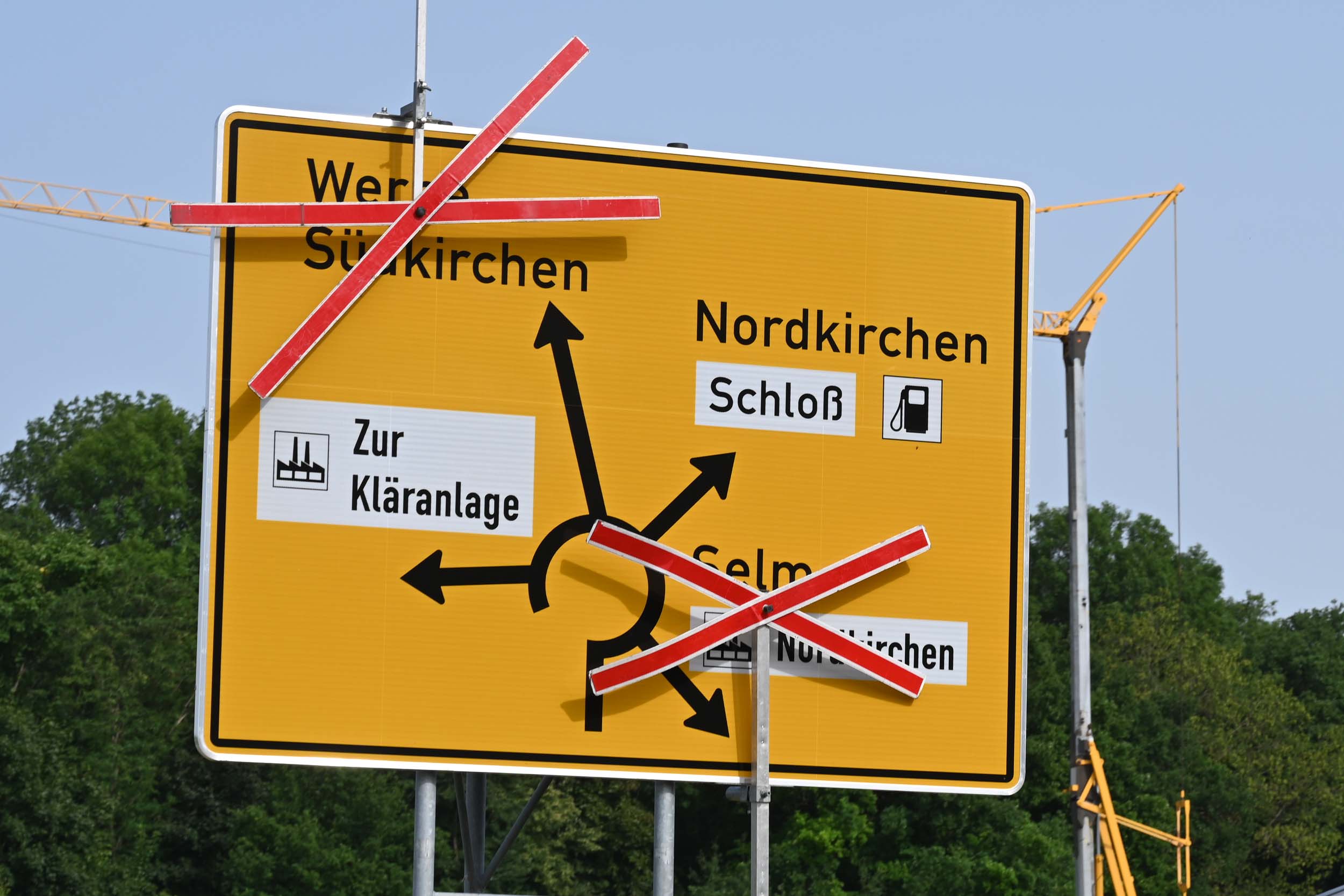 Schild nach Nordkirchen