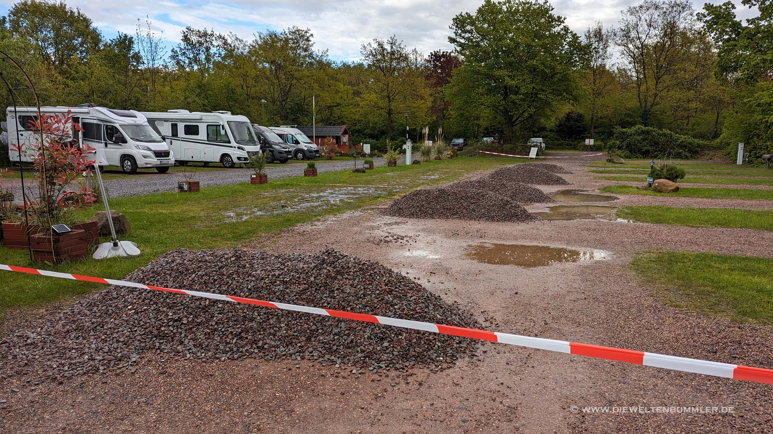 Dieses Mal ließen wir es direkt auf den Platz liefern, weil kaum Gäste anwesend waren.
