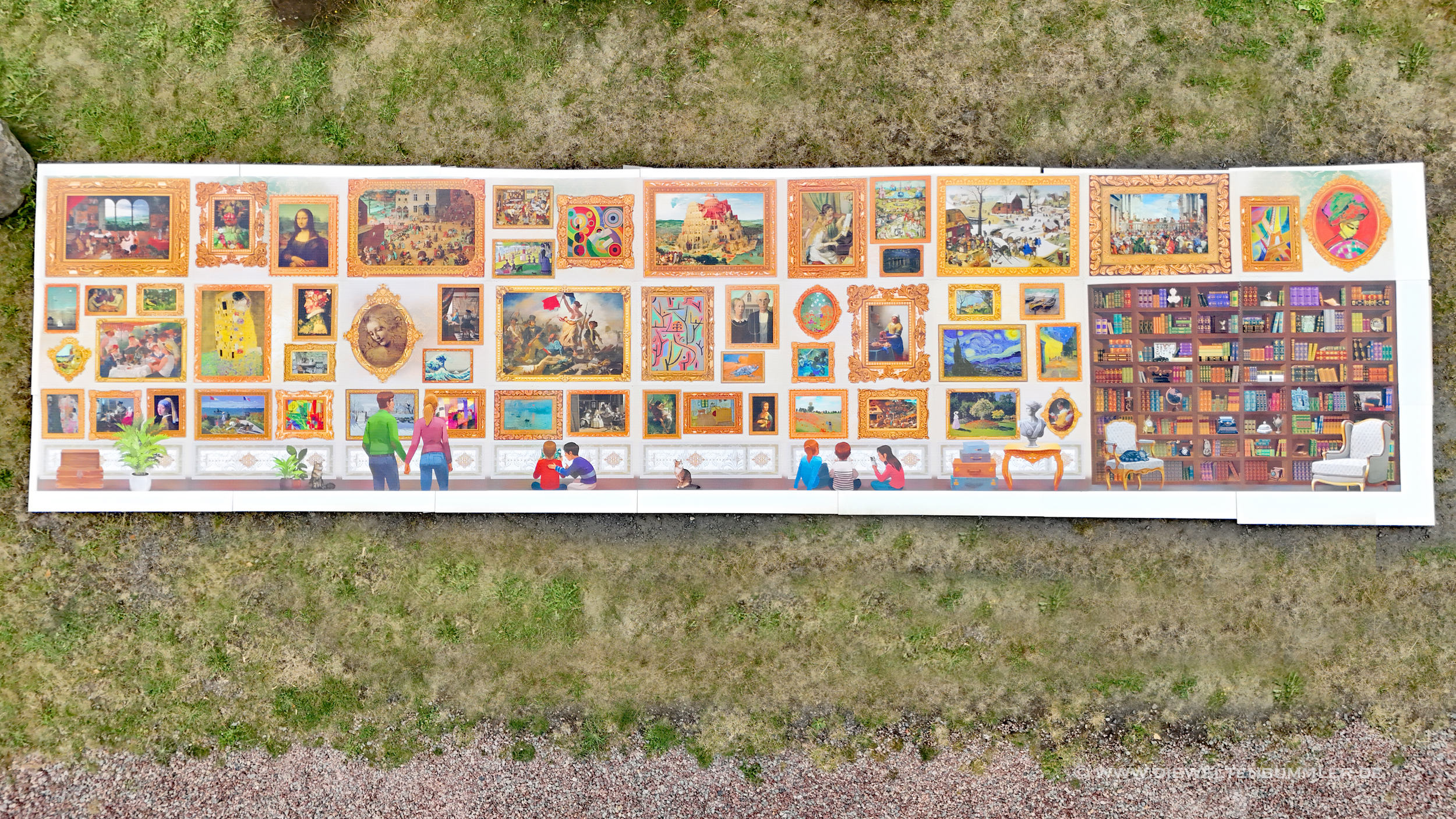 Puzzle auf dem Wohnmobilstellplatz Nordkirchen