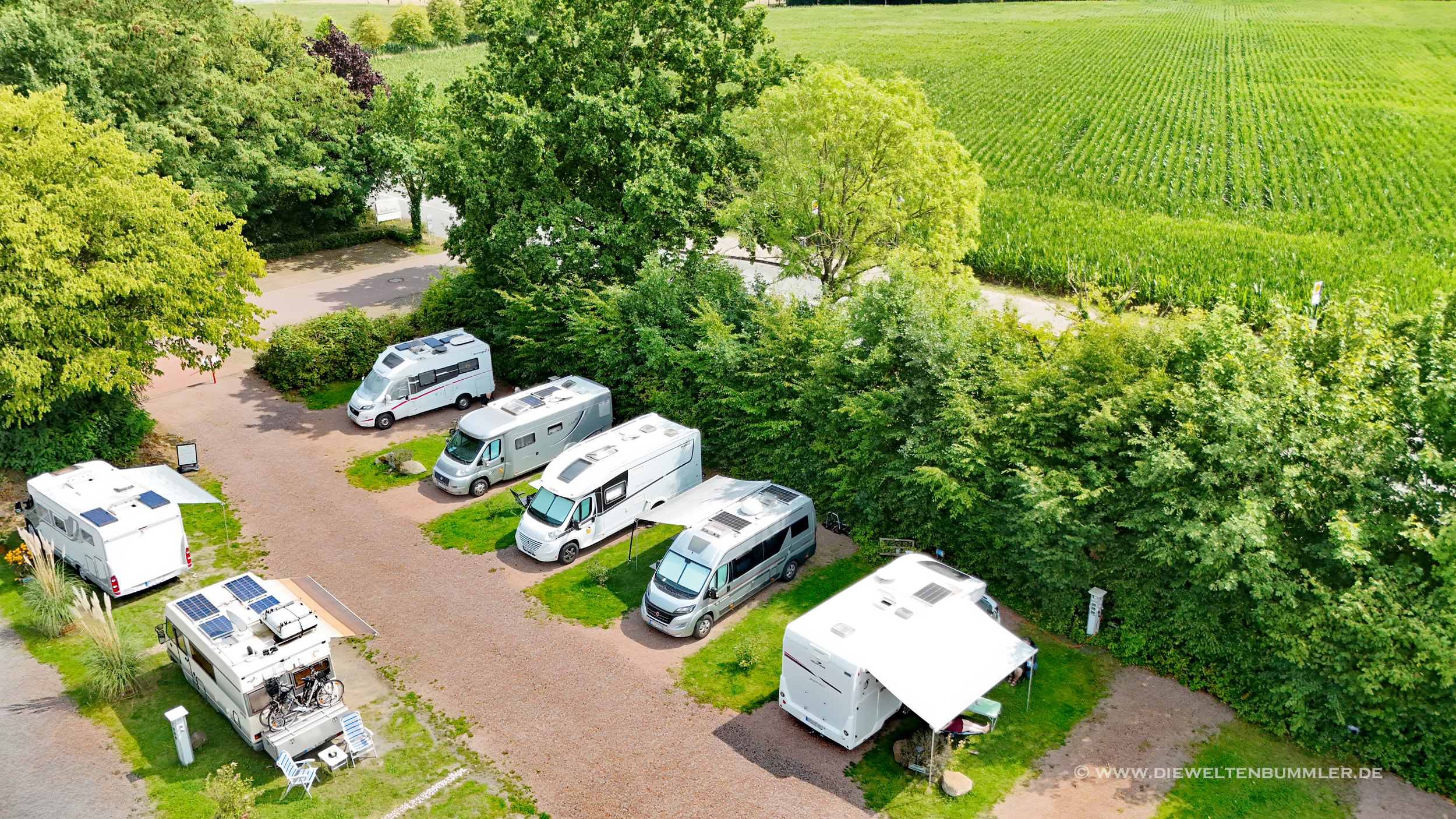 Wohnmobilstellplatz Nordkirchen im Grünen