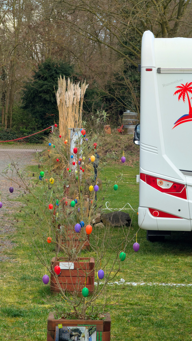 Ostern auf dem Wohnmobilstellplatz Nordkirchen