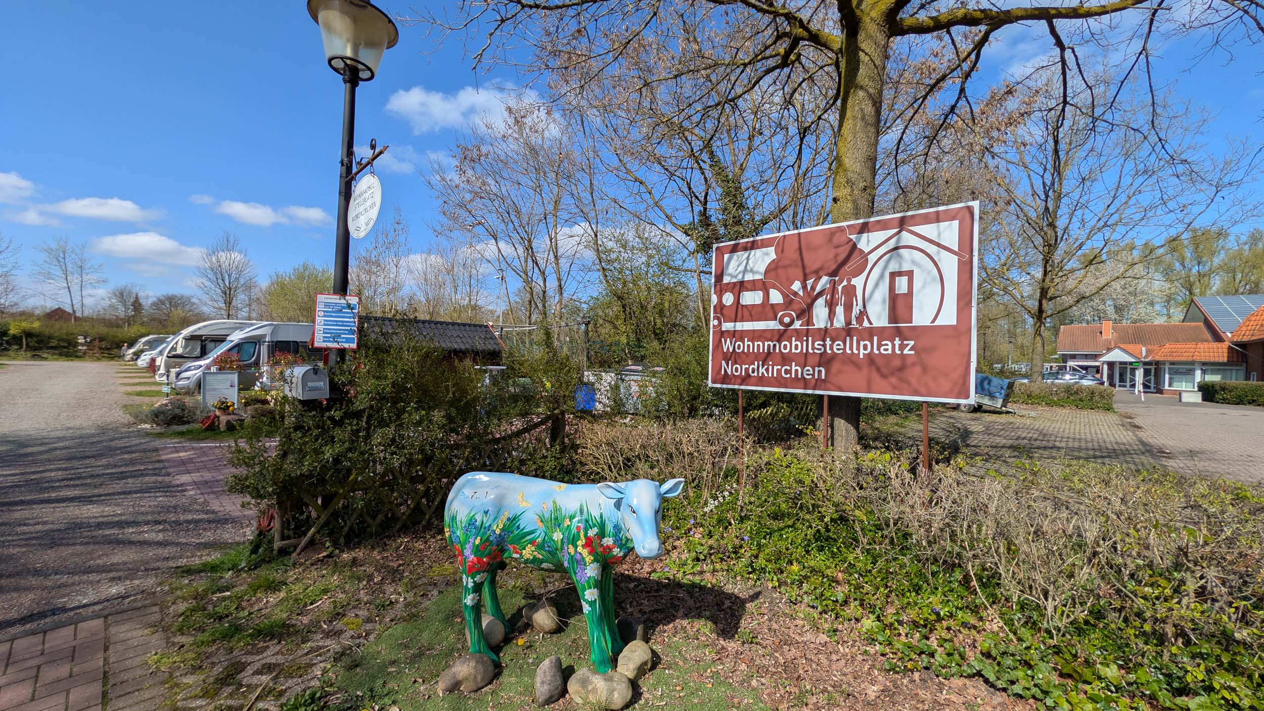 Schild Wohnmobilstellplatz Nordkirchen