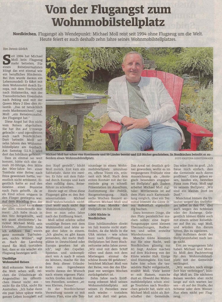Reportage über Michael Moll