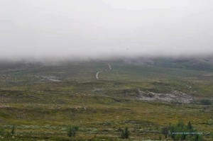 Wanderweg in die Wolken