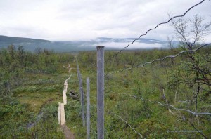 Wandern entlang der Grenze