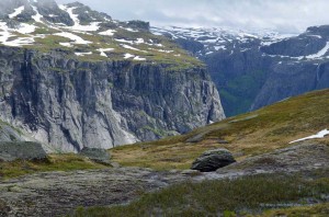 Tolle Landschaft auf dem Weg zu Trolltunga