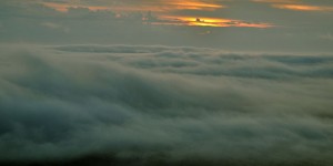 Wolken über dem Nordkap