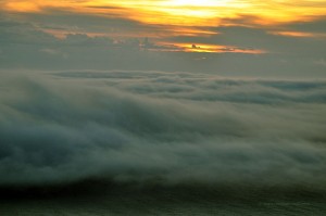 Wolken über dem Nordkap