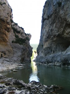 in der Schlucht bei Lumbier