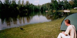 Campingplatz mit See