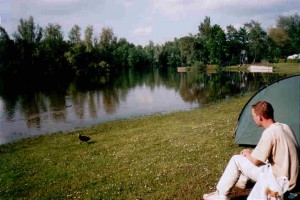 Campingplatz mit See