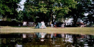 Campingplatz mit See