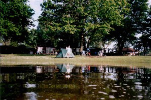 Campingplatz mit See