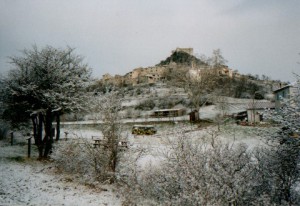 Provence im Schnee