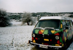 Provence im Schnee