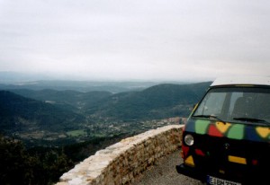 VW-Bus in Spanien