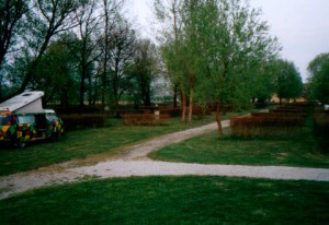 Einsamer Campingplatz in Ungarn