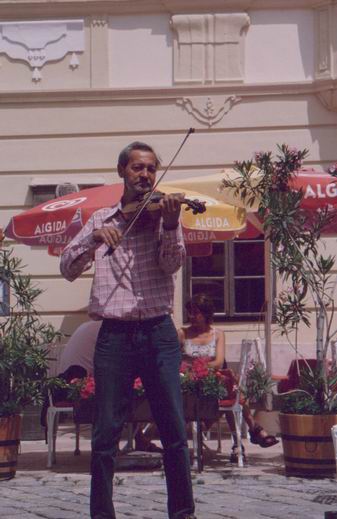 Geigenspieler in Ungarn