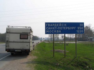 Auf dem Weg nach Moskau