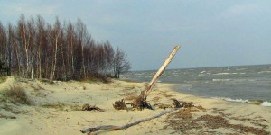 Russischer Strand an der Ostsee