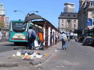 Dreck am Busbahnhof