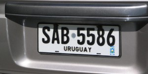Autokennzeichen von Uruguay