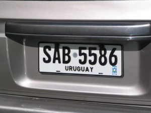 Autokennzeichen von Uruguay