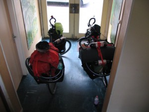 Abfahrt aus dem Hotel