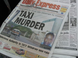 Taxi-Mörder als Schlagzeile