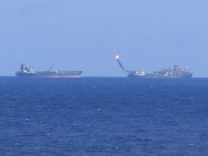 Ölbohrinsel vor Brasilien