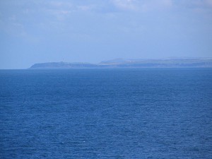 Frachtschiff auf dem Atlantik