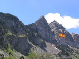 Berge in den Pyrenäen