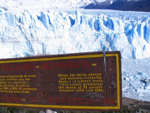 Am Perito Moreno Gletscher