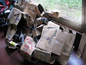 Verpackte Fahrräder