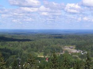 Am höchsten Punkt vom Baltikum