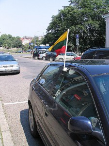 Litauische Flagge