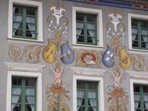 Hausfassade in Villingen Schwenningen