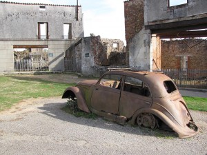 Autowrack in Oradour