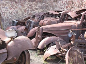 Autowrack in Oradour