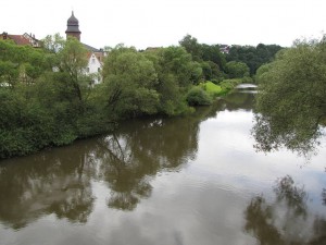 Fluss Fulda bei Bebra