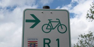 Radweg in Hessen