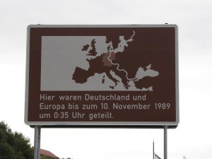 Erinnerung an die deutsche Grenze