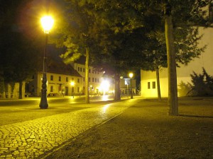 Lutherstadt Wittenberg bei Nacht