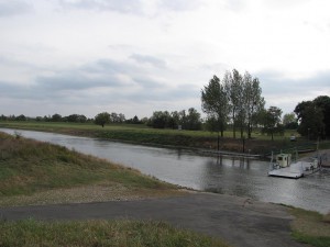 Fähre über die Saale bei Tornitz