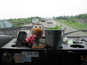 Auf der Autobahn zur Nordsee